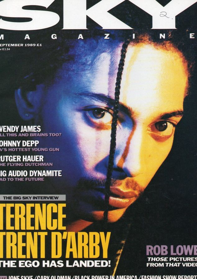 SKYMAG magazine side cover September 1989