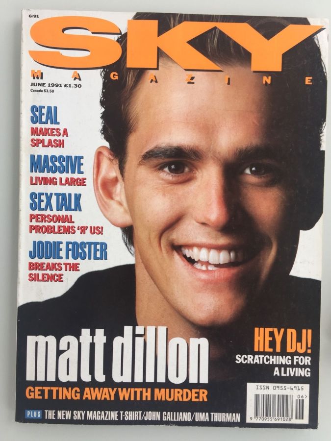 SKYMAG magazine side cover June 1991