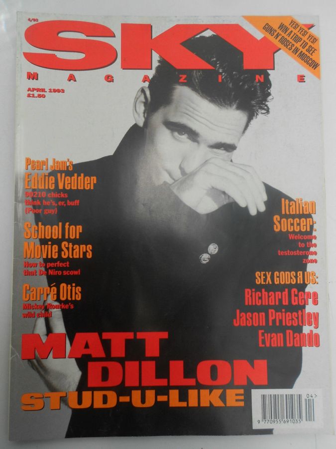 SKYMAG magazine side cover April 1993