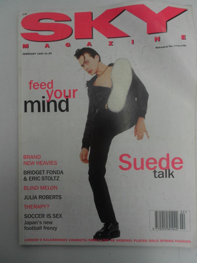 SKYMAG magazine side cover February 1994