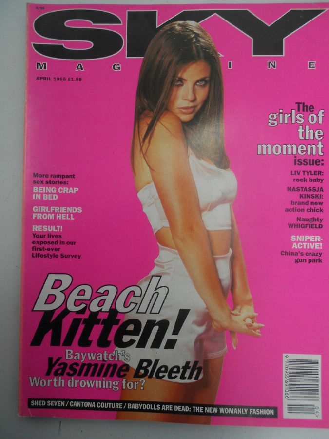 SKYMAG magazine side cover April 1995