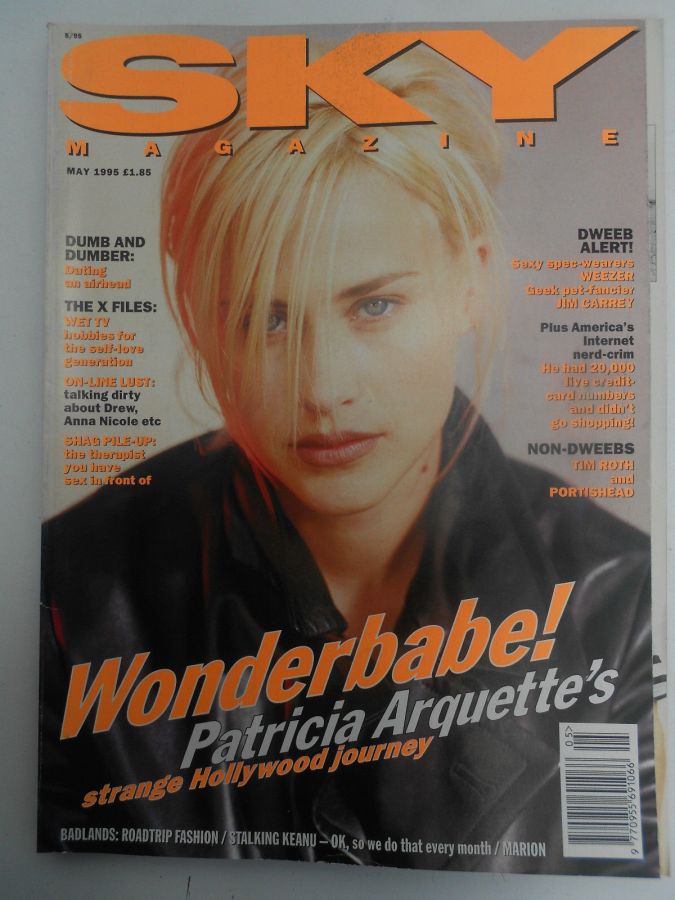 SKYMAG magazine side cover May 1995