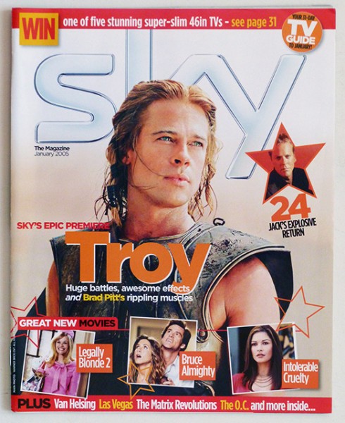 SKY THE MAGAZINE magazine cover January 2005