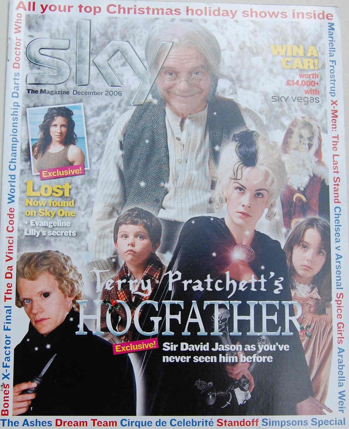 SKY THE MAGAZINE magazine cover December 2006