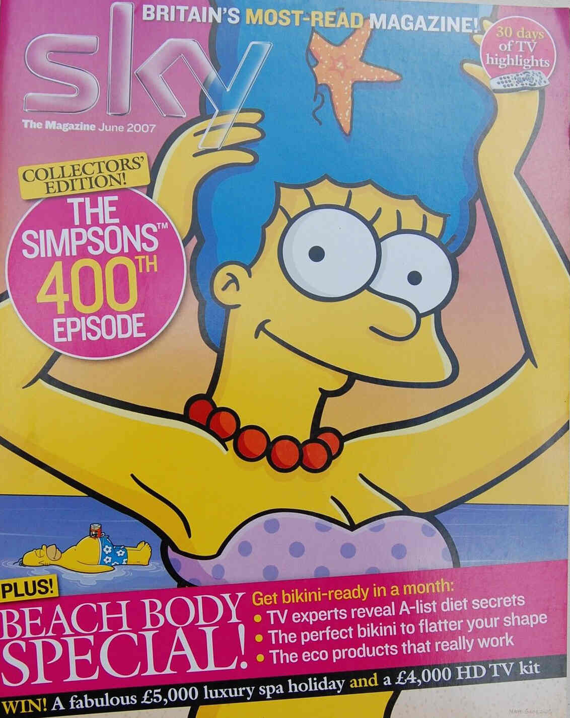 SKY THE MAGAZINE magazine cover June 2007