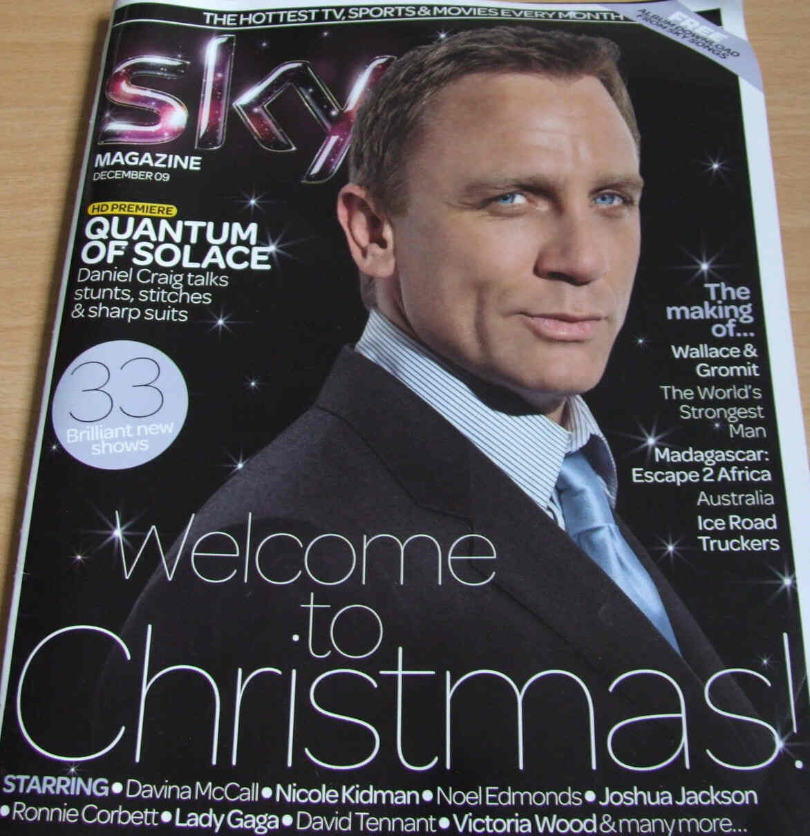 SKY THE MAGAZINE magazine cover December 2009