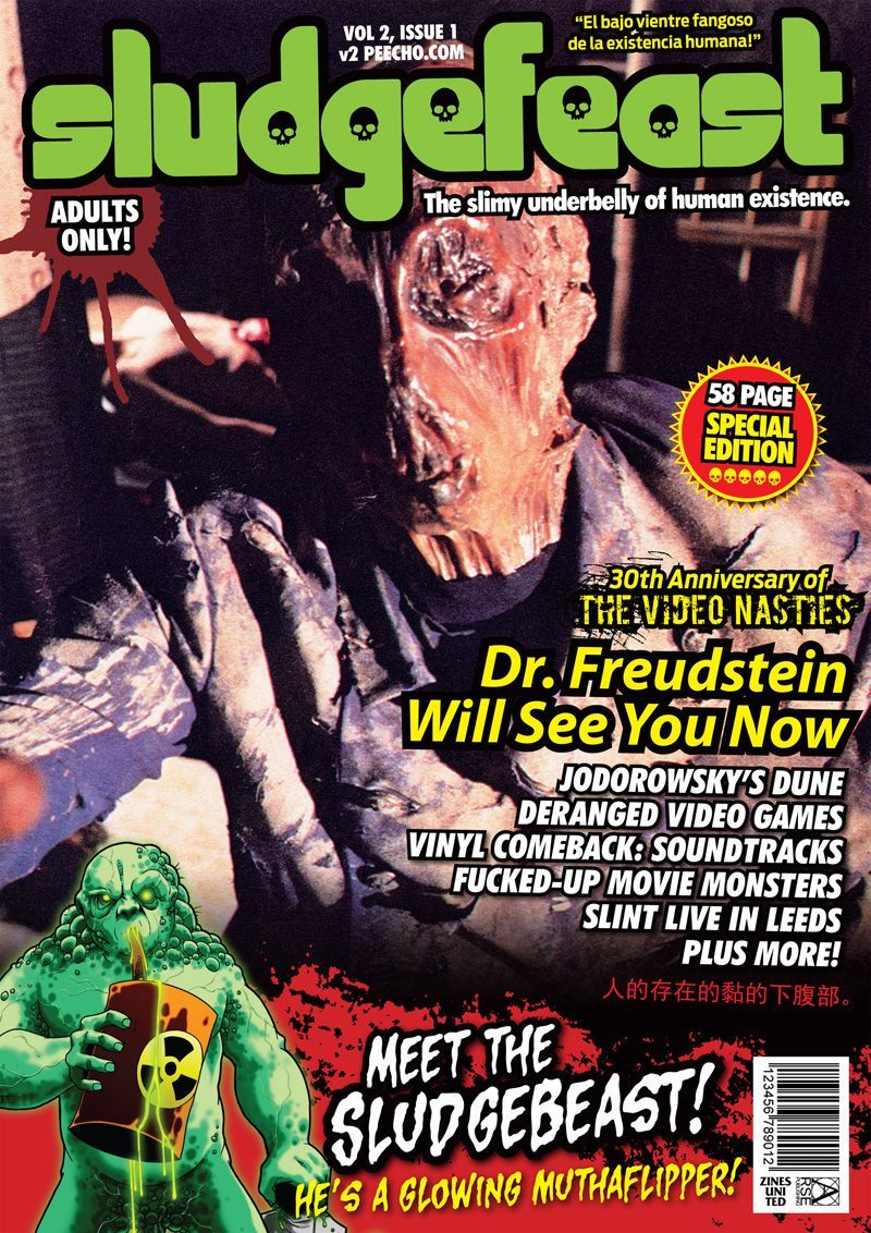 SLUDGEFEAST magazine cover Issue 4  Vol 2 No  1   2017