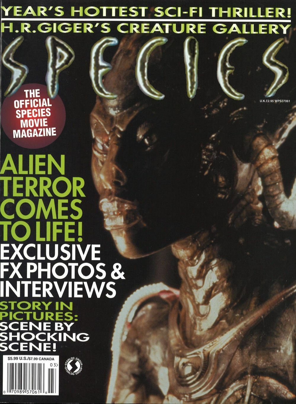 STARLOG MOVIE SERIES magazine cover Issue 3   1995