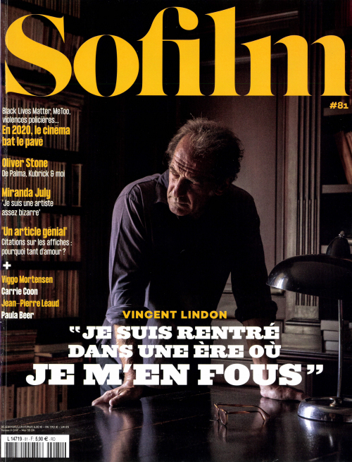 SOFILM magazine side cover Issue 81  September 2020