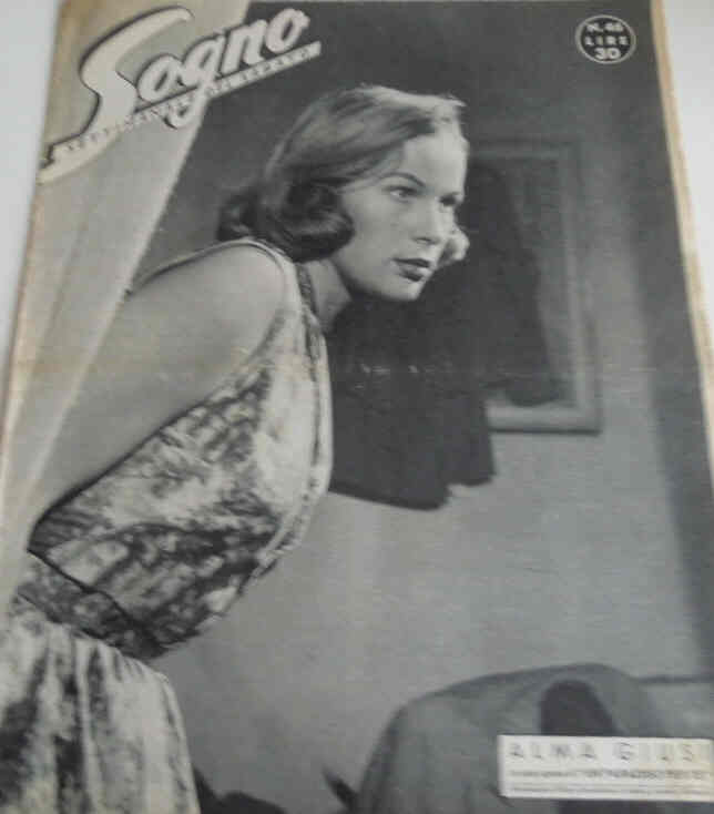 SOGNO magazine cover Issue 46 18 November 1954