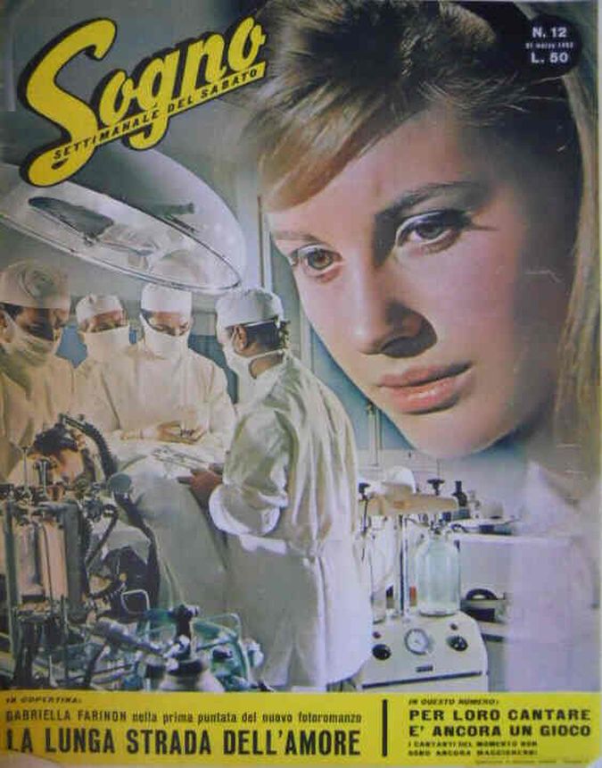 SOGNO magazine cover Issue 12 31 March 1963