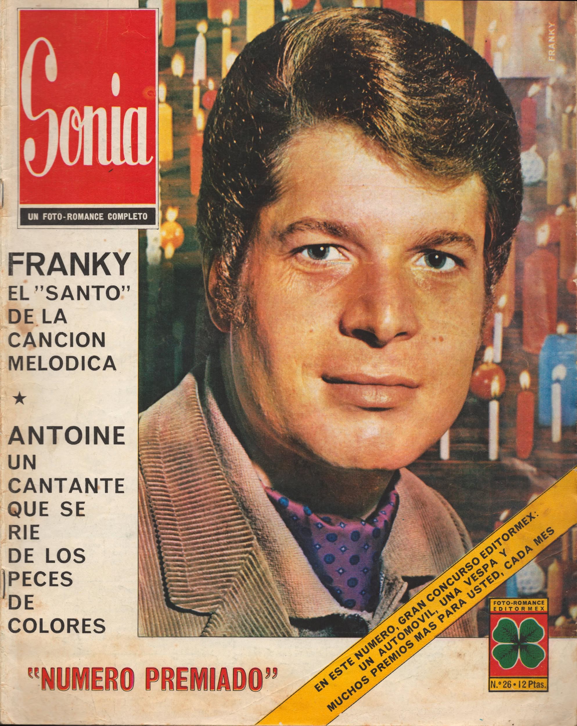 SONIA magazine side cover Issue 26  December 1966