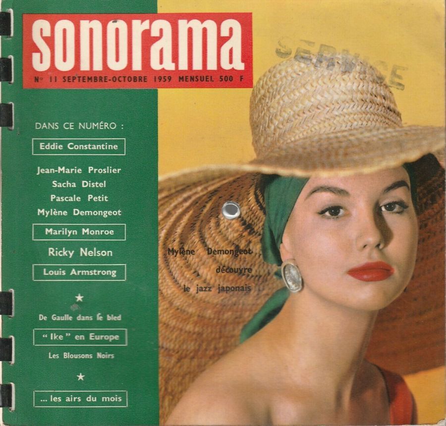 SONORAMA magazine side cover Issue 11  September/October 1959