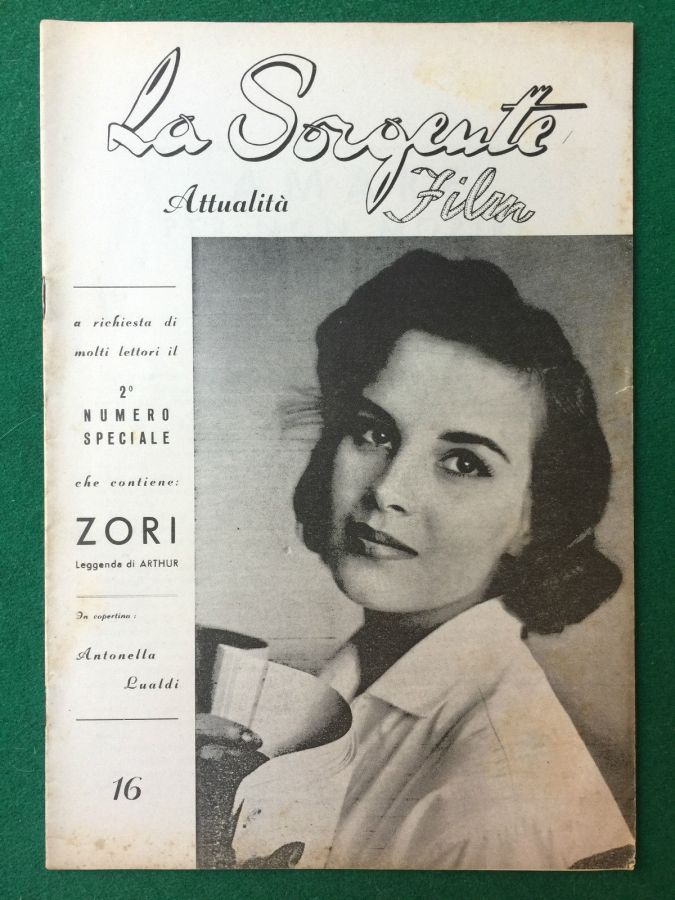 SORGENTE FILM | LA magazine side cover Issue 16  1950