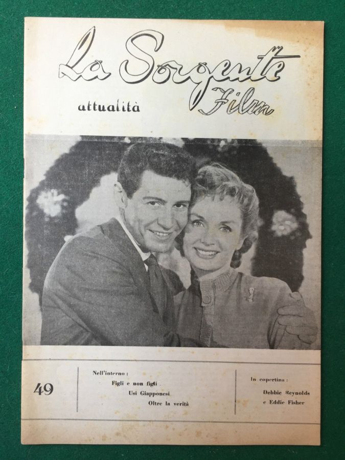 SORGENTE FILM | LA magazine side cover Issue 49  1950