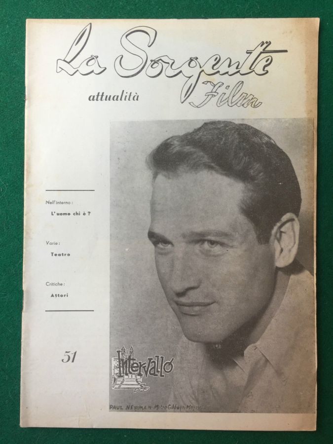 SORGENTE FILM | LA magazine side cover Issue 51  1950