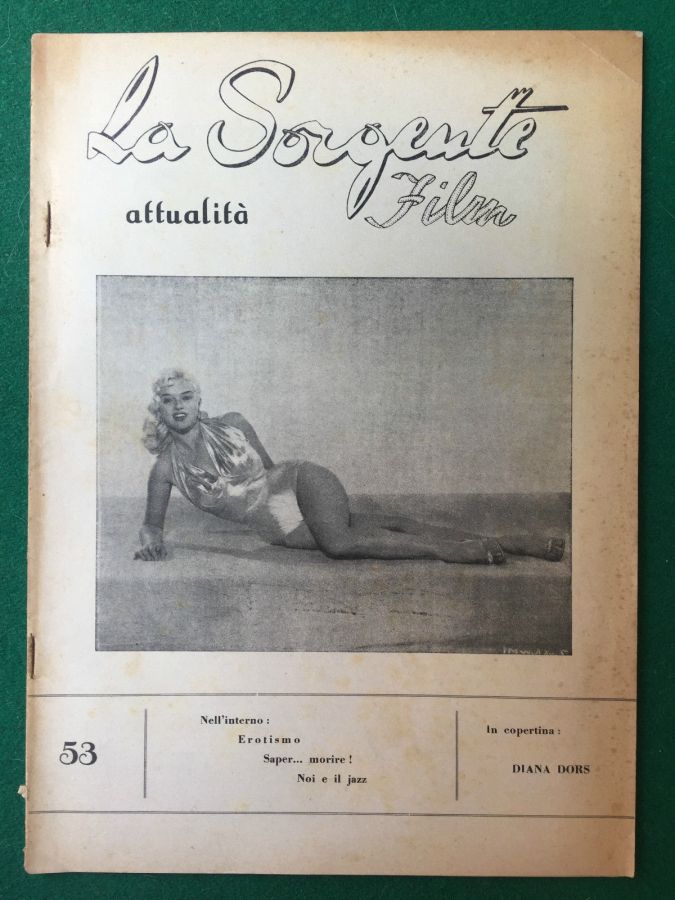 SORGENTE FILM | LA magazine side cover Issue 53  1950