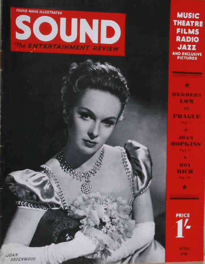 SOUND (UK) magazine cover April 1948