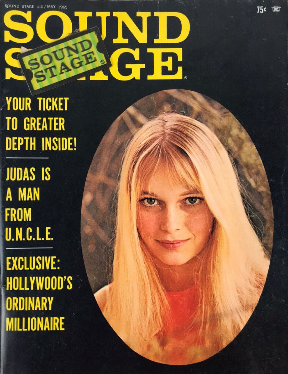 SOUND STAGE magazine side cover Issue 3  Vol 1 # 3 May 1965
