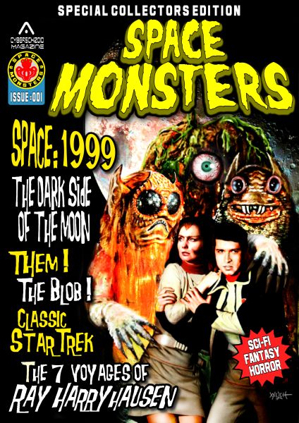 SPACE MONSTERS magazine cover Issue 1 September 2013