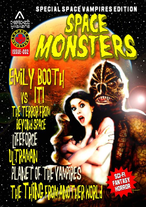 SPACE MONSTERS magazine cover Issue 2 October/November/December 2013