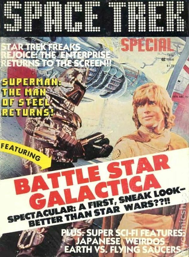 SPACE TREK magazine side cover  Special  1978