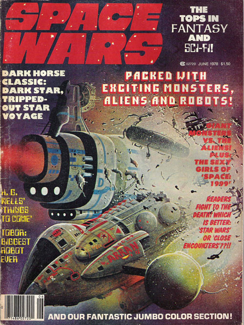 SPACE WARS magazine cover Issue 5 Vol 2 # 3 - June 1978