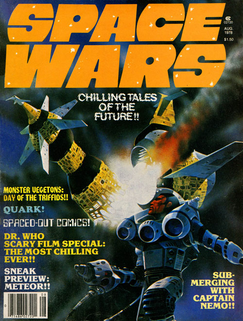 SPACE WARS magazine cover Issue 6 Vol 2 # 4 - August 1978
