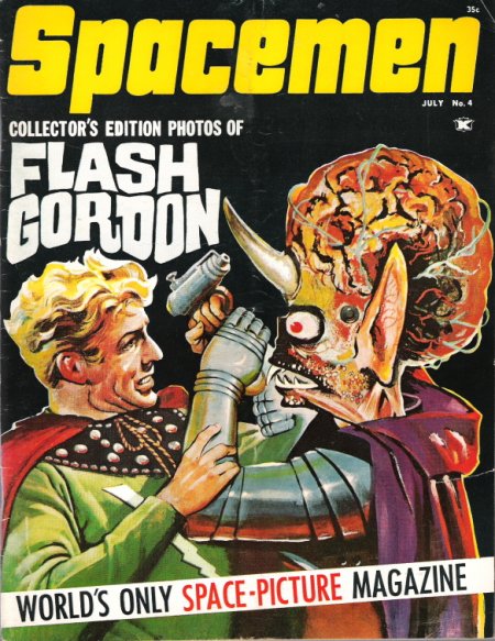 SPACEMEN magazine cover Issue 4 July 1962