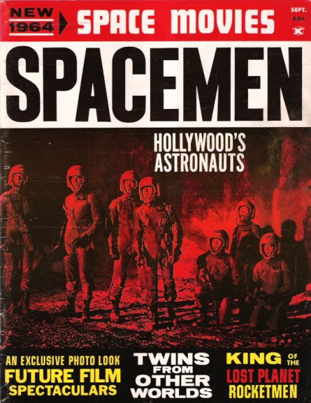 SPACEMEN magazine cover Issue 7 September 1964