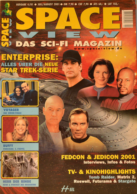 SPACEVIEW magazine cover July 2001