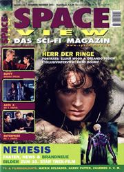 SPACEVIEW magazine cover November 2002