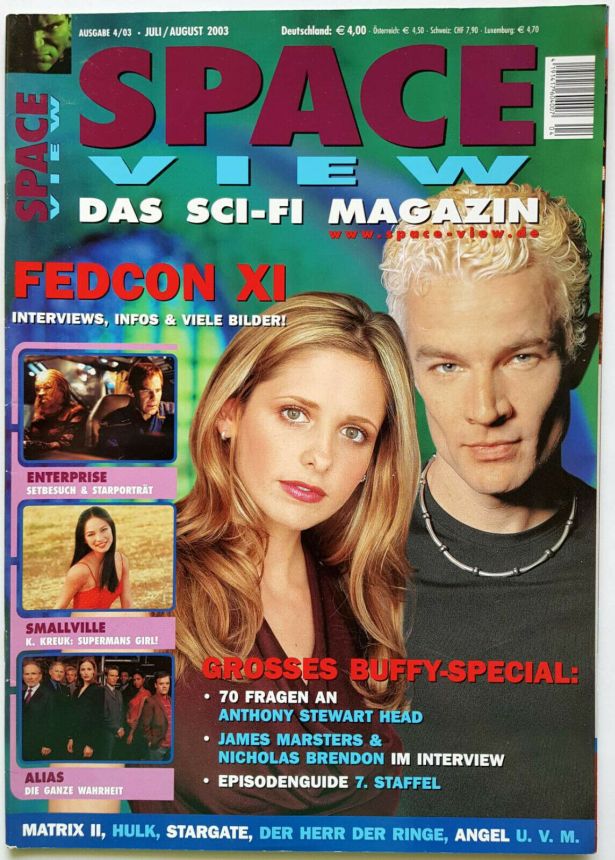 SPACEVIEW magazine cover July 2003