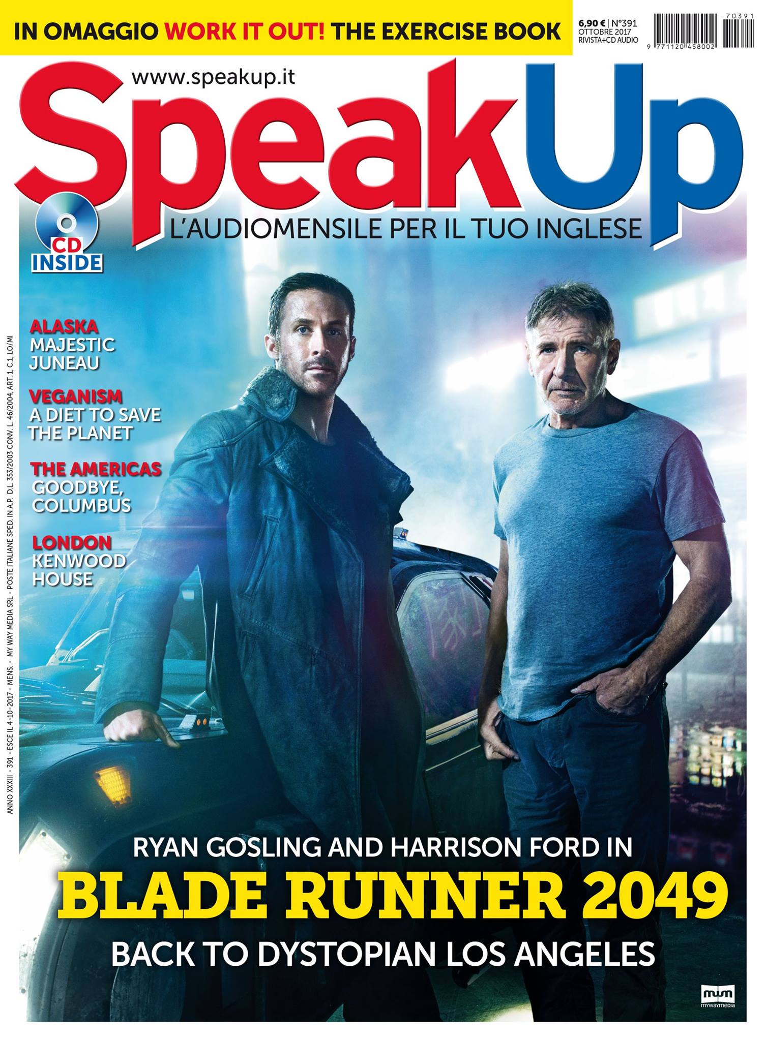 SPEAK UP magazine side cover  October 2017