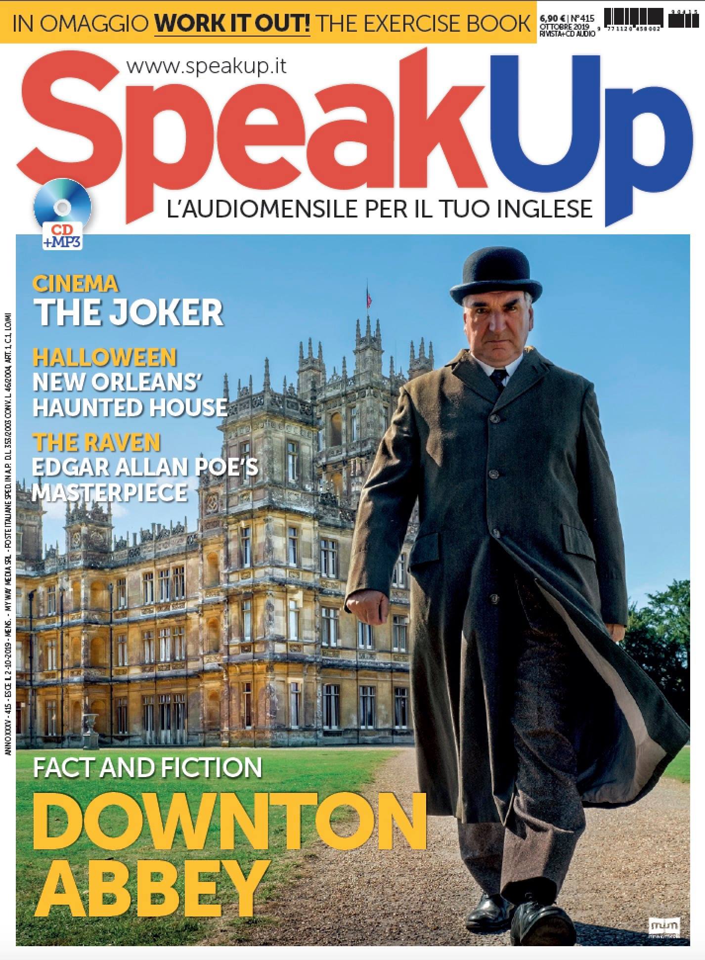 SPEAK UP magazine cover  October 2019