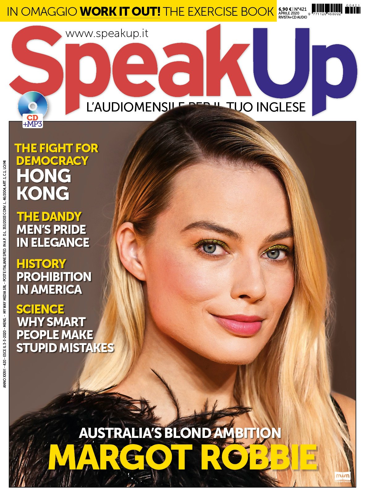 SPEAK UP magazine side cover  April 2020