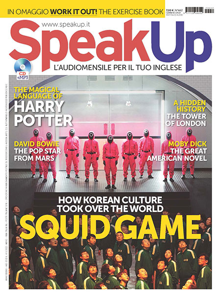 SPEAK UP magazine side cover  January 2022