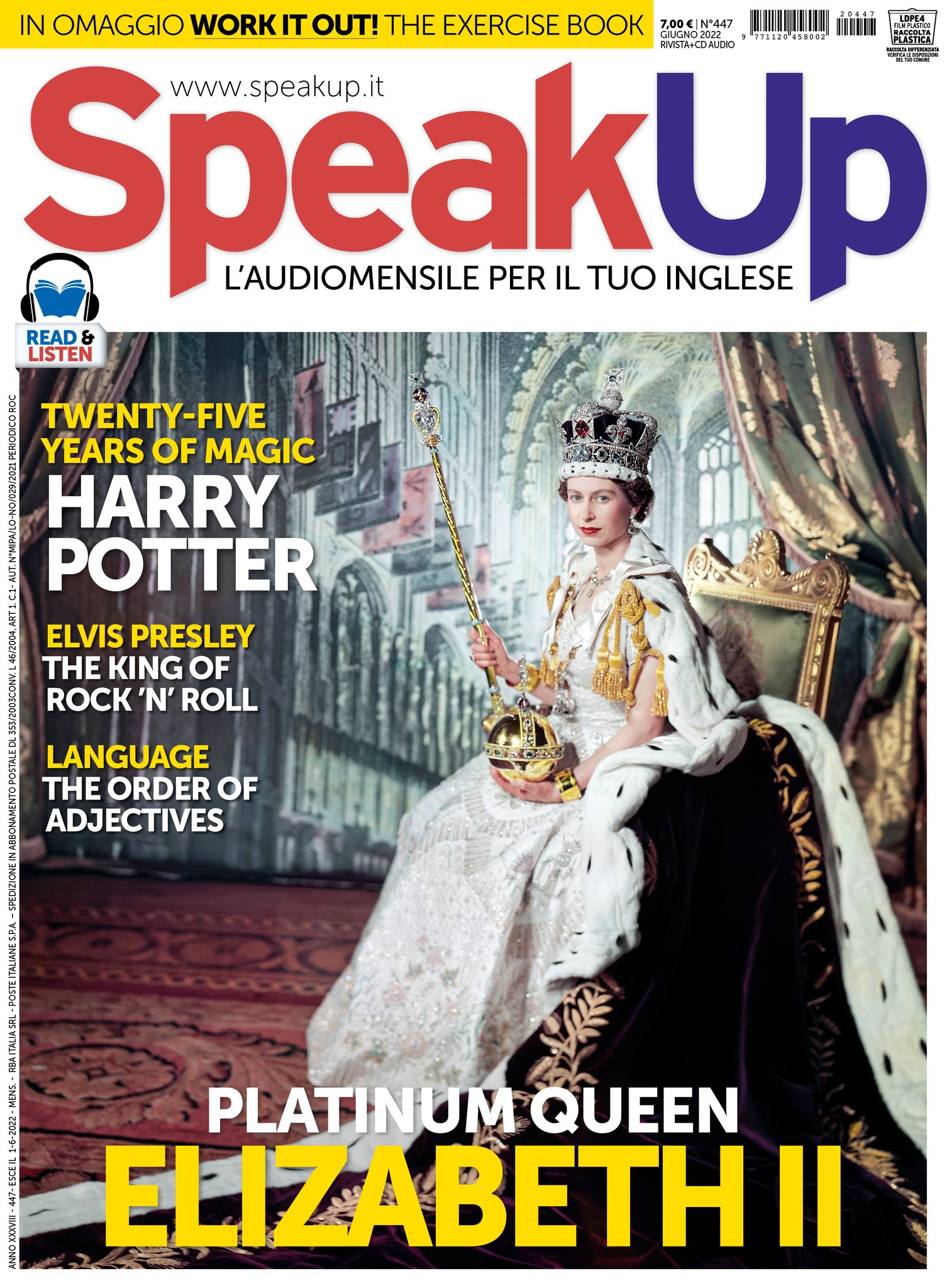 SPEAK UP magazine cover  June 2022