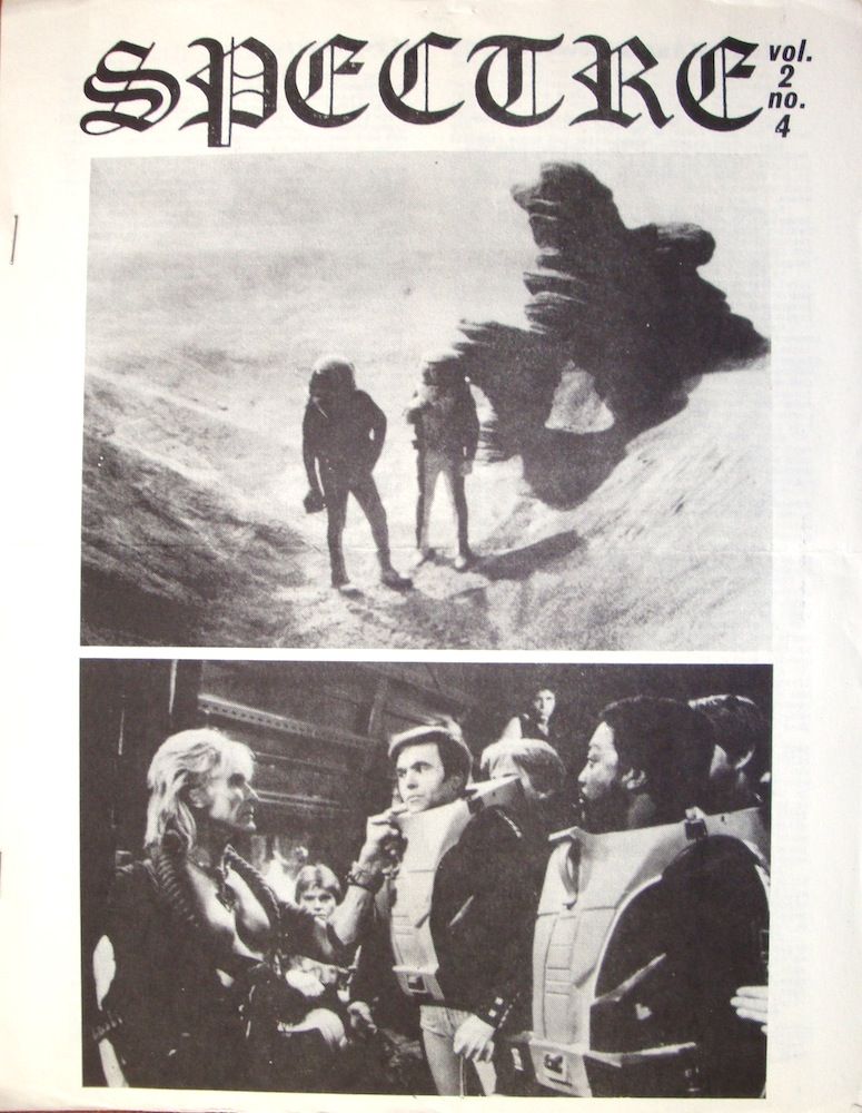 SPECTRE magazine cover Issue 25  Vol 2 No 4  1982