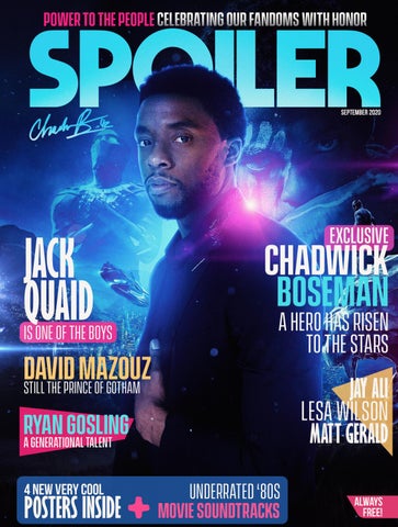 SPOILER magazine side cover  September 2020