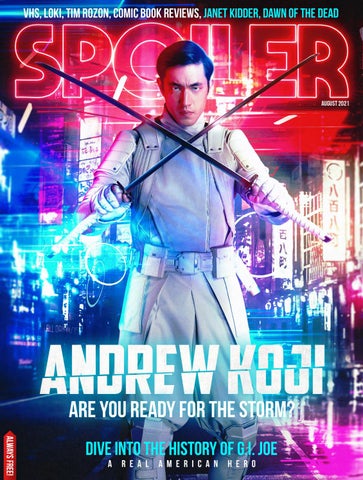 SPOILER magazine side cover  August 2021
