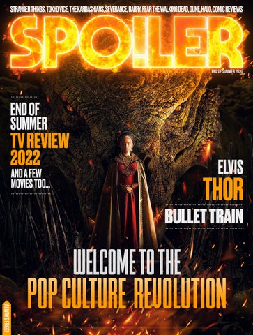 SPOILER magazine side cover  August 2022