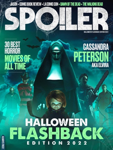 SPOILER magazine side cover  October 2022