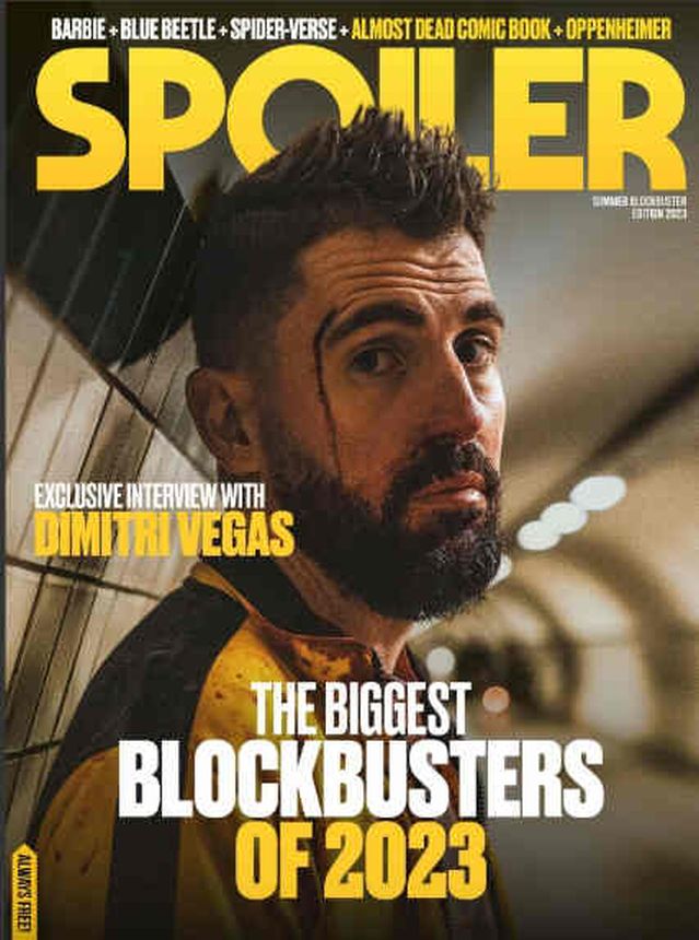 SPOILER magazine side cover  September 2023