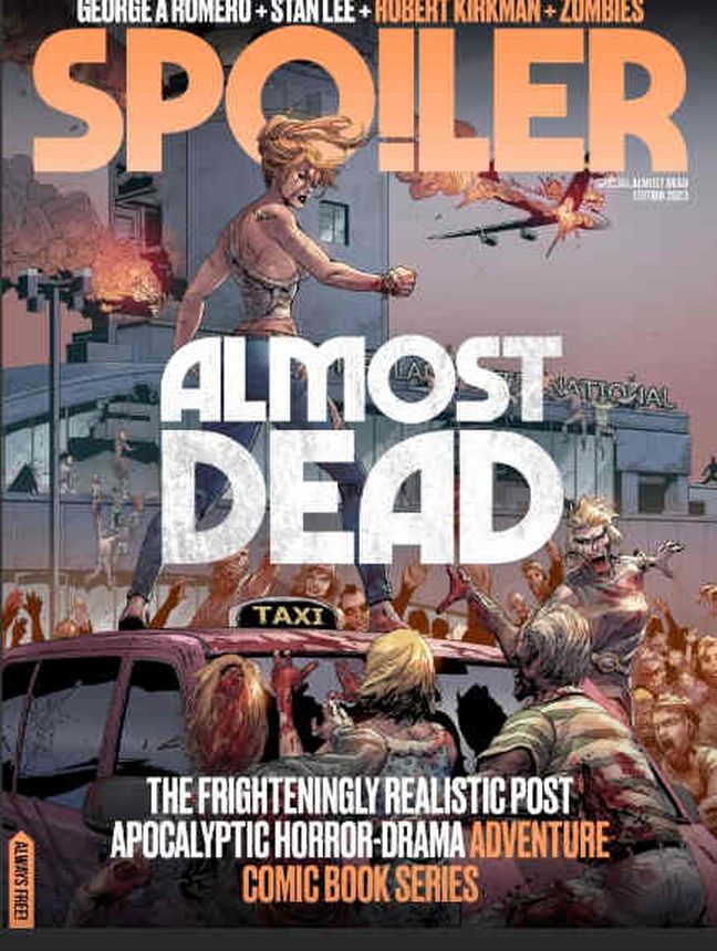 SPOILER magazine side cover  October 2023