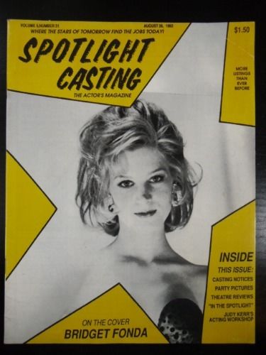 SPOTLIGHT CASTING magazine cover 26 August 1992