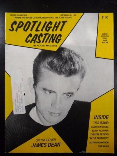 SPOTLIGHT CASTING magazine cover 30 September 1992