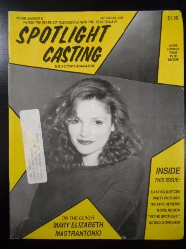 SPOTLIGHT CASTING magazine cover 28 October 1992