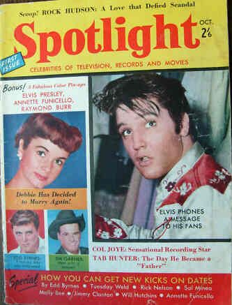 SPOTLIGHT magazine cover Issue 1 October 1959