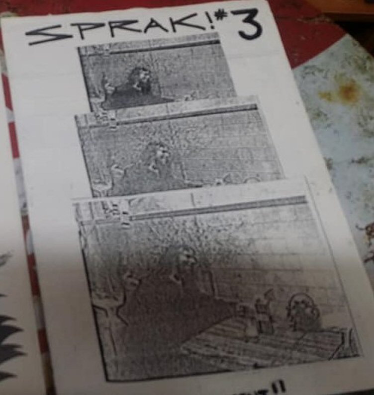 SPRAK magazine side cover Issue 3   